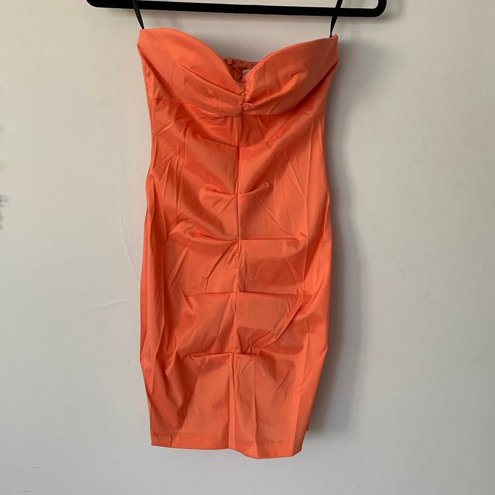 Arden B coral mini dress